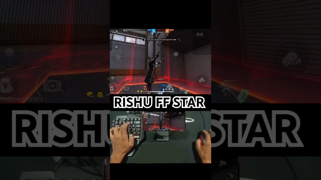 PHONE 📱 AND KEYBOARD GAMEPLAY #garena free fire