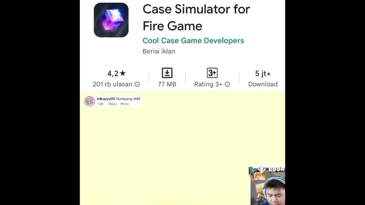 Case Simulator For Fire Game ( Meme dyland pros )