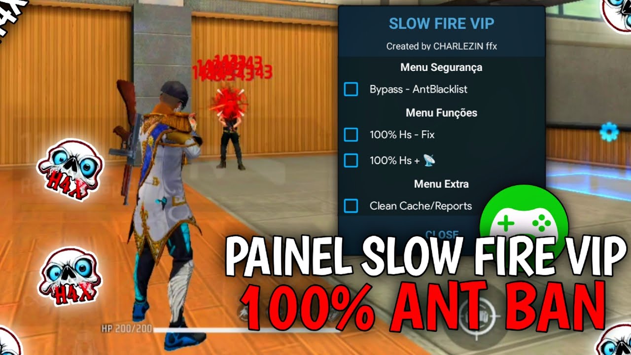 ESPECIAL 129K!! 🥶 PAINEL SLOW FIRE VIP HEADTRICK ANDROID 🤣 NOVO XIT PARA ANDROID 🎯