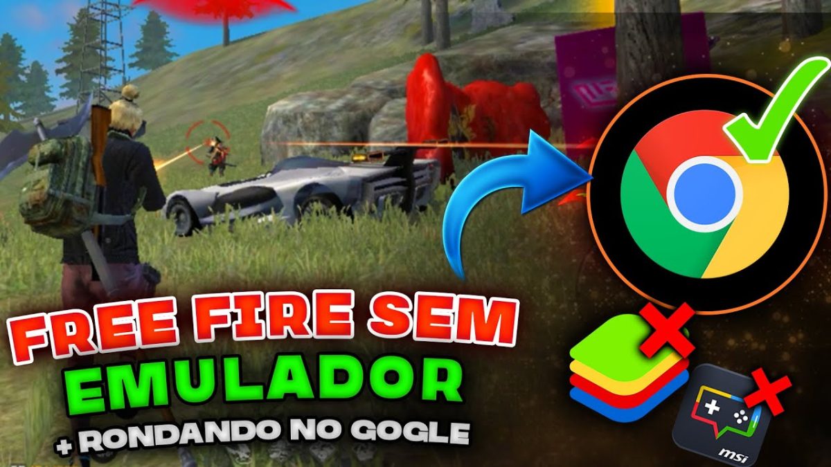 FREE FIRE PRA PC SEM EMULADOR - FREE FIRE NO GOOGLE CHROME