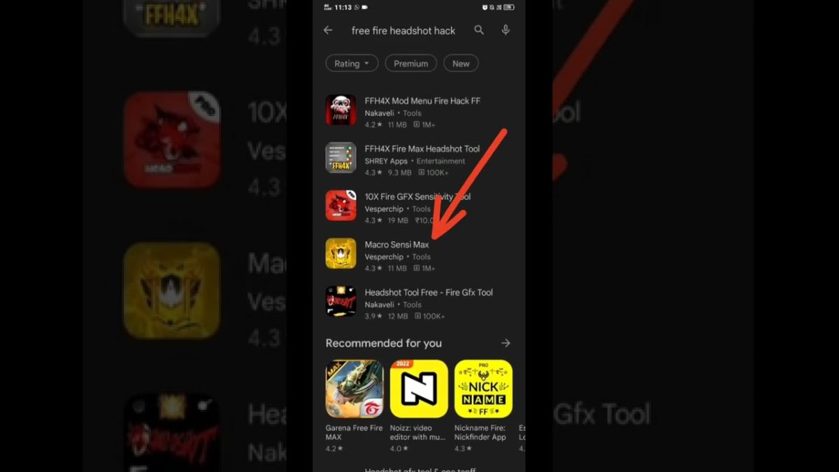 Free Fire headshot gfx tool😬 playstore download sensitivity tool💯