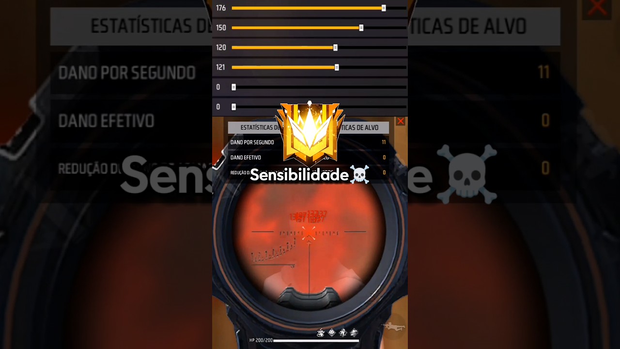 A MELHOR SENSIBILIDADE PARA DAR CAPA ATUALIZADA NO FREE FIRE ! 😱🚨 #freefire #sensi