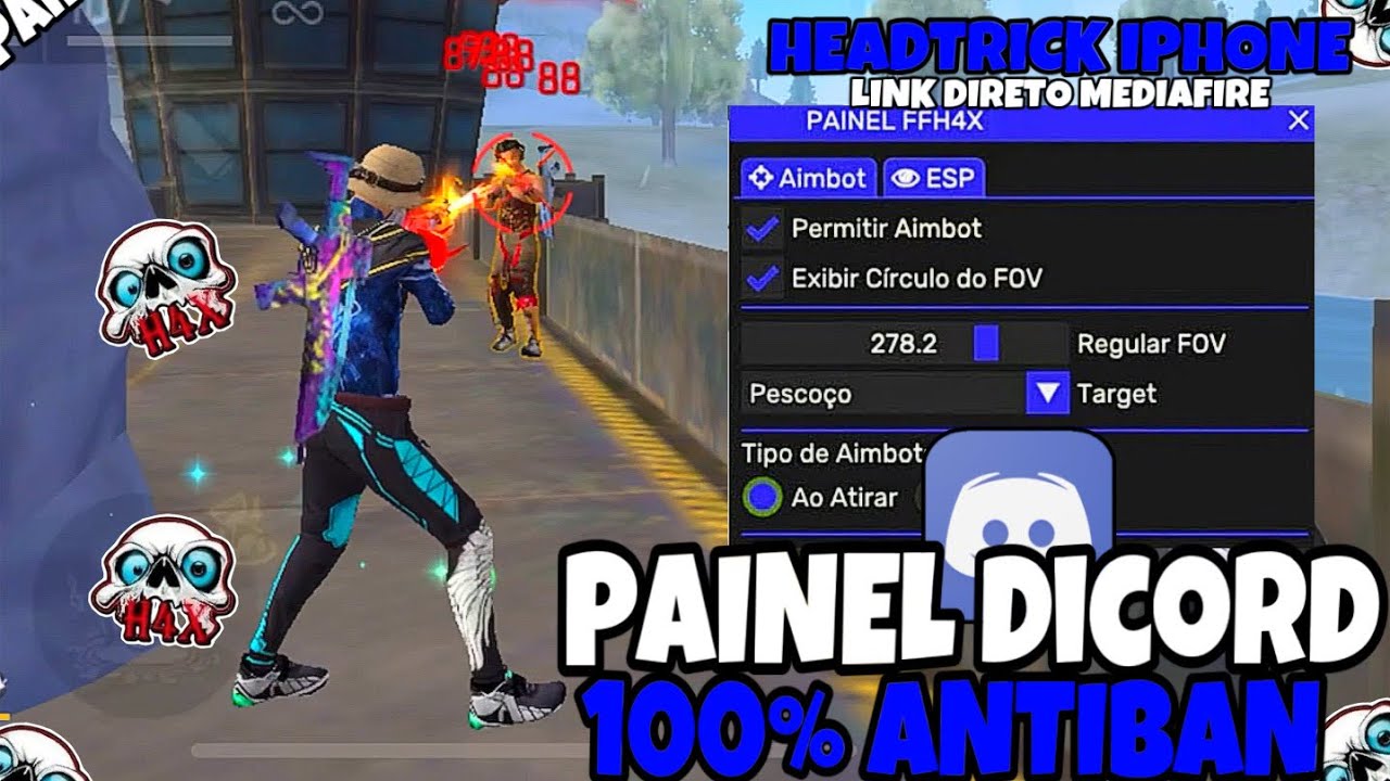 PAINEL EXTERNAL HEADTRICK ANDROID E IOS 😈 NOVO XIT FREE FIRE 🎯 | LINK DIRETO MEDIAFIRE!!