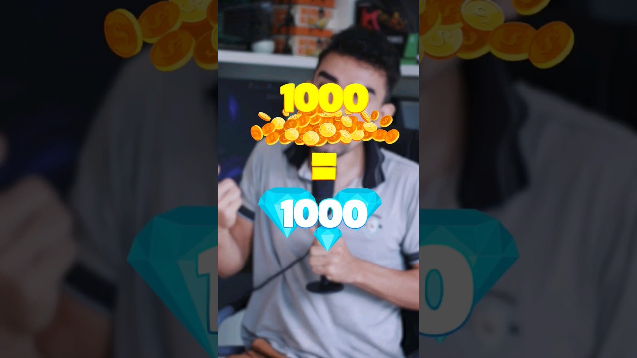 Trocar ouro por diamantes no Free Fire #freefire