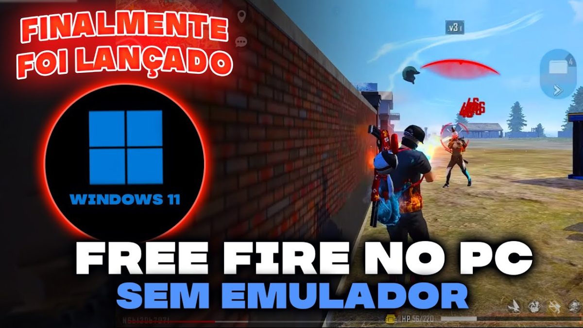 LANÇOU!!! FREE FIRE NO PC SEM EMULADOR  -  WINDOWS 11