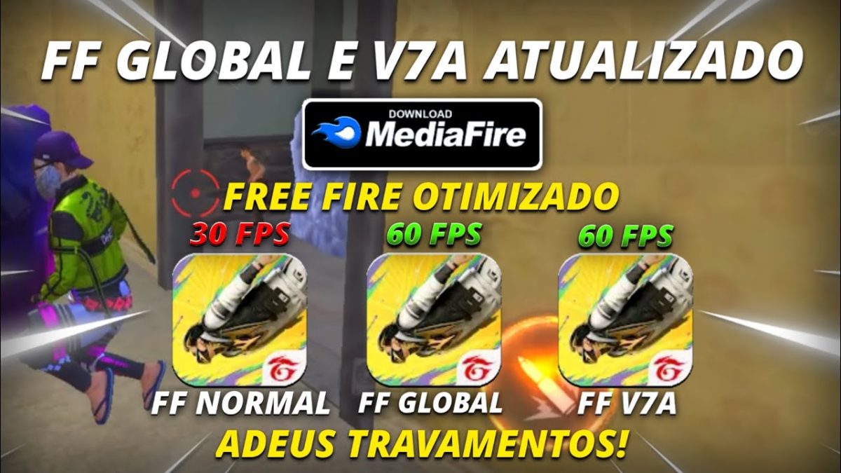 SAIU!! FREE FIRE X86 GLOBAL E FREE FIRE V7A ATUALIZADO LINK DIRETO! - FREE FIRE LITE