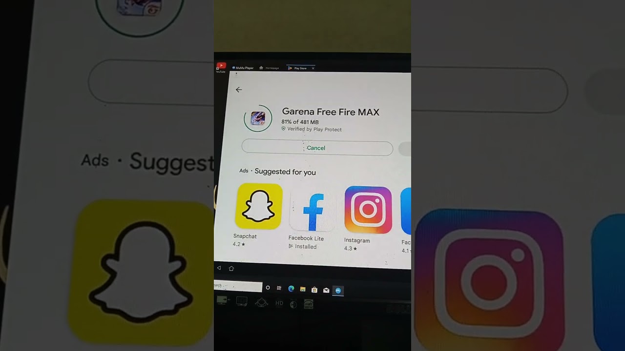 Downloading Garena Free Fire Max First Time in PC पीसी में पहली बार गरेना फ्री फायर मैक्स डाउनलोड