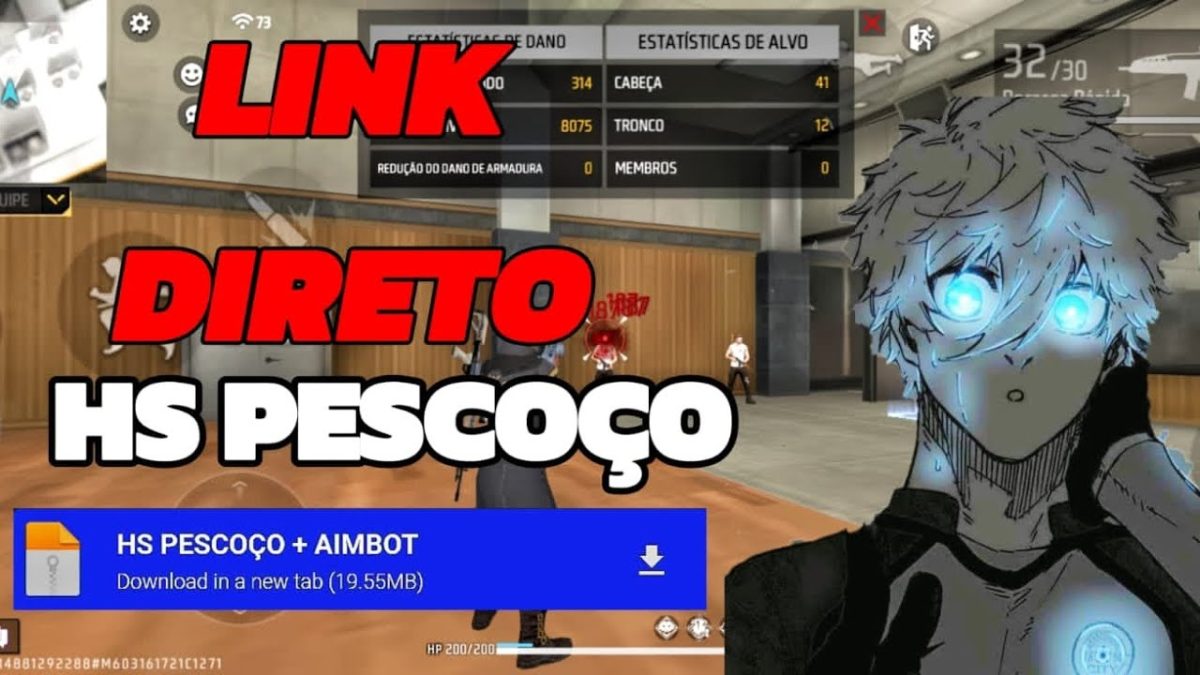 HS PESCOÇO + AIMBOT XIT 100% HS  NA PASTA DATA ATUALIZADO LINK DIRETO ✅️ [HS FREEFIRE