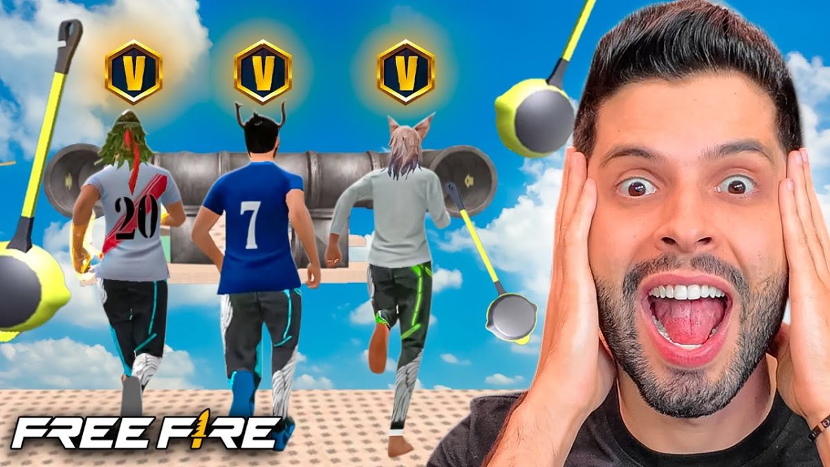 YOUTUBERS vs. DESAFIOS IMPOSSÍVEIS NO FREE FIRE!!