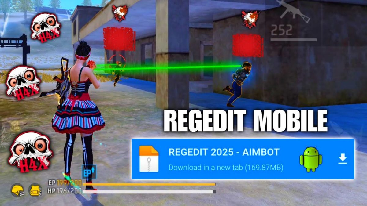 AIMBOT CABEZA 100% 🎯 HEADSHOT 95% 🔥 REGEDIT PARA FREE FIRE | NUEVA ACTUALIZACIÓN 2025
