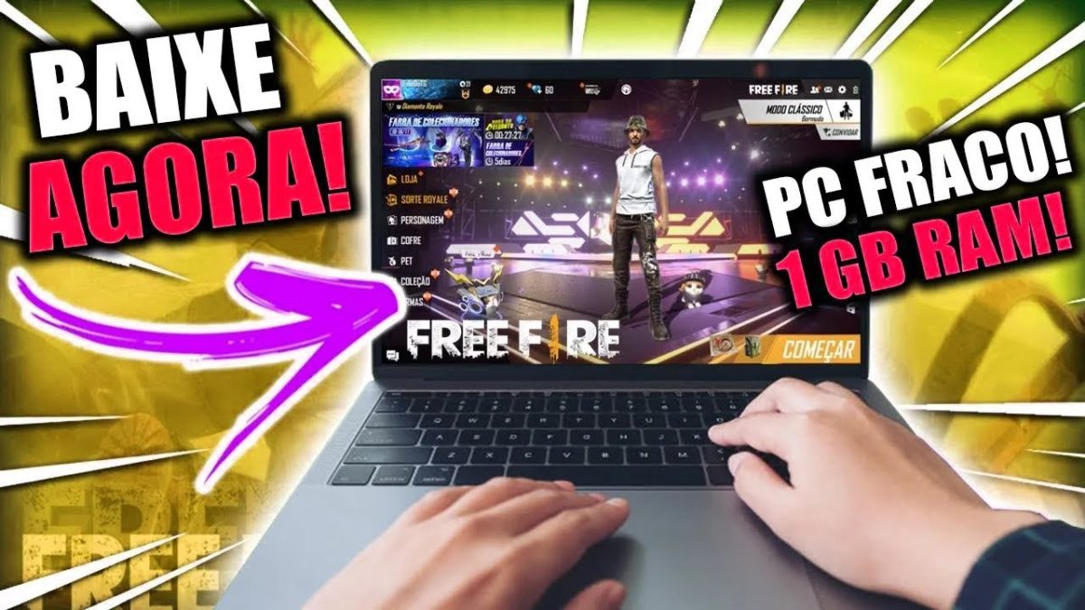Como Baixar Free Fire no Pc ou Notebook em 2024 (atualizado)