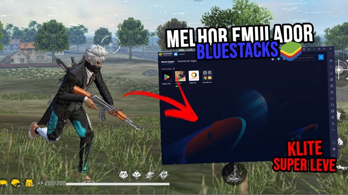 DESCOBRI O MELHOR EMULADOR BLUESTACKS LEVE PARA QUALQUER PC FRACO MELHORES CONFIGURAÇÕES 🔥🚀 FREEFIRE