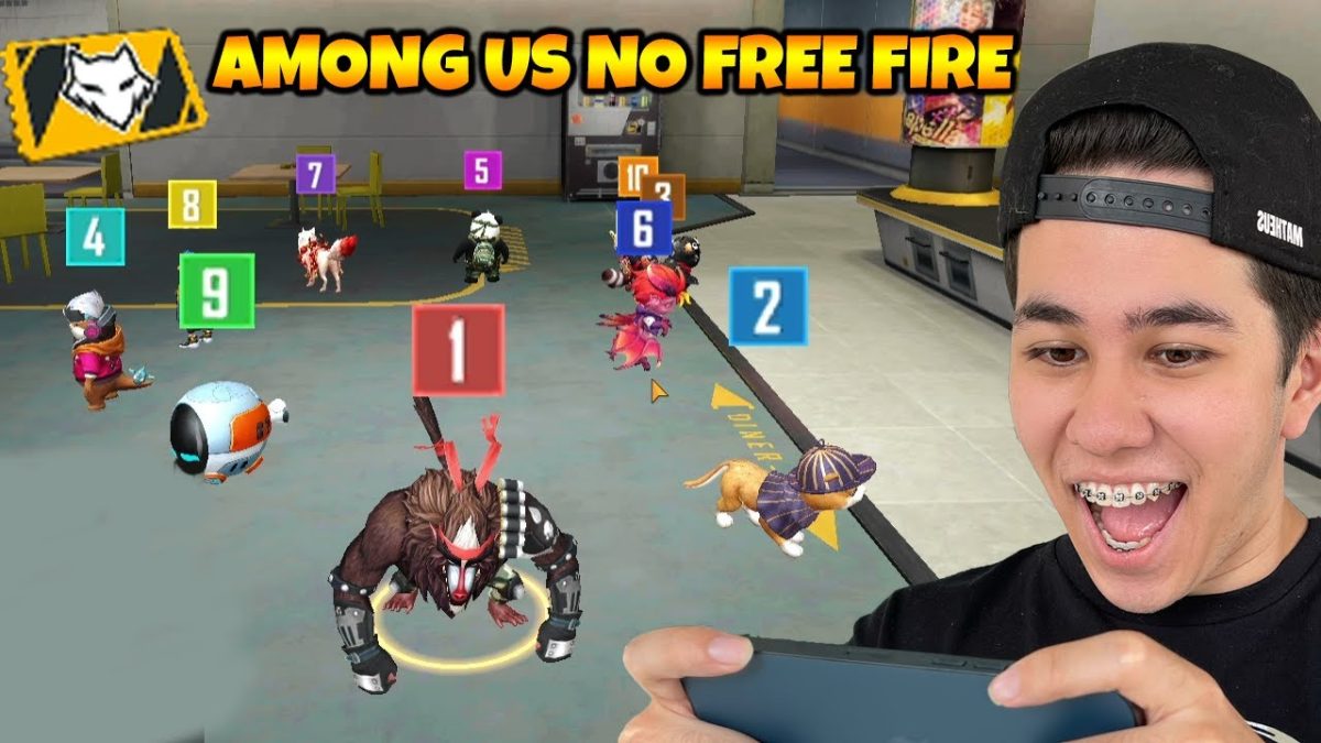 FUI O PRIMEIRO A JOGAR O NOVO MODO AMONG US DO FREE FIRE!