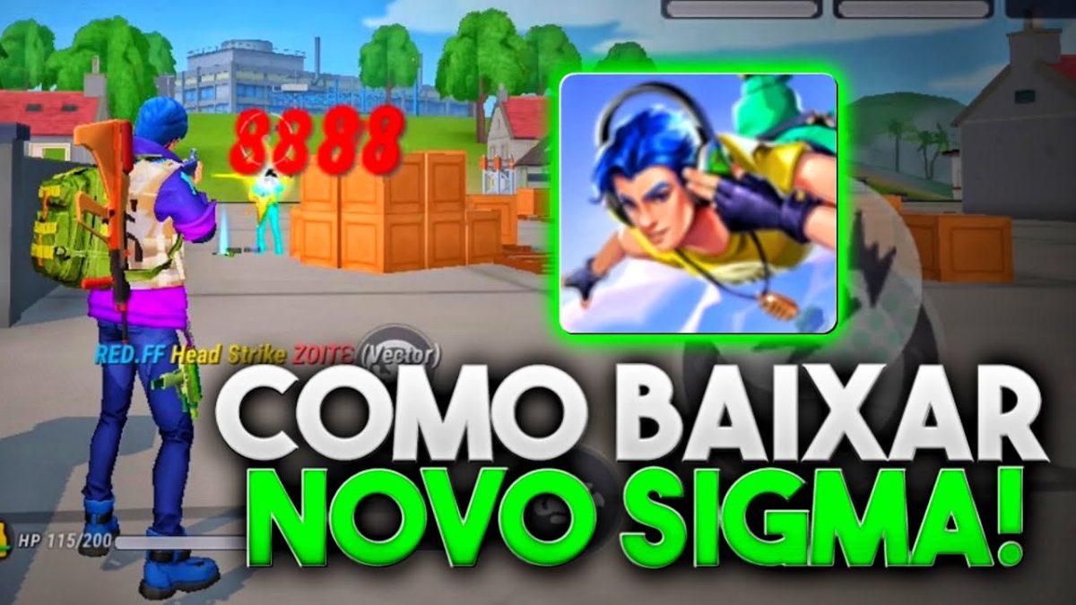 COMO BAIXAR E INSTALAR O NOVO JOGO SIGMA! Novo jogo igual free fire! Free fire lite!