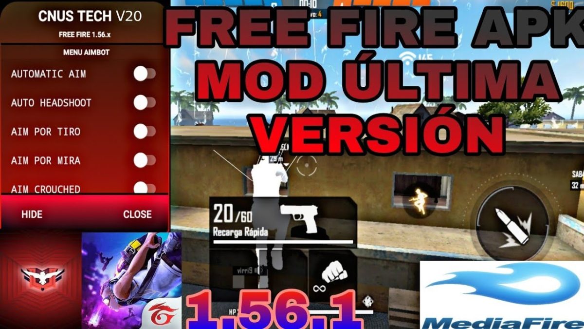 FREE FIRE APK MOD: ÚLTIMA VERSIÓN 1.56.1