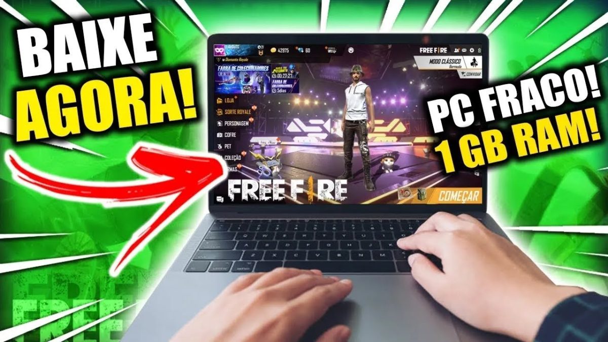 Como Baixar Free Fire no Pc ou Notebook em 2024 (atualizado)