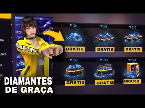 DESCOBRI O MELHOR BUG PARA GANHAR DIAMANTES DE GRAÇA NO FREE FIRE 😍