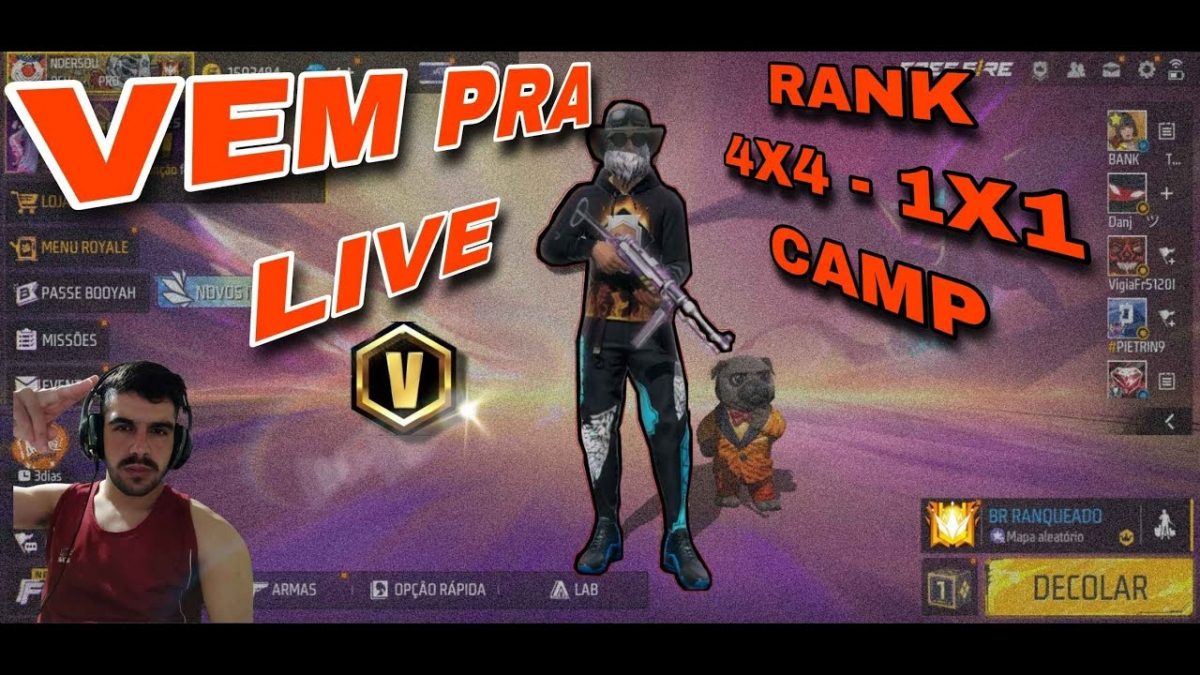 FREE FIRE X1-4X4 & stumble guys, entre outros🔥 AO VIVO 🔥 JOGANDO COM INSCRITOS 🔥