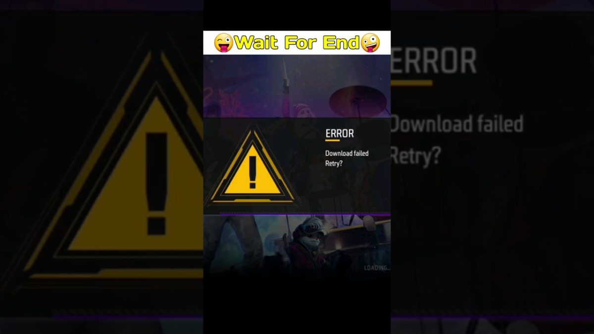 Free Fire Download Failed Retry Problem | How To Solve Free Fire Max Loading Problem #shorts #short