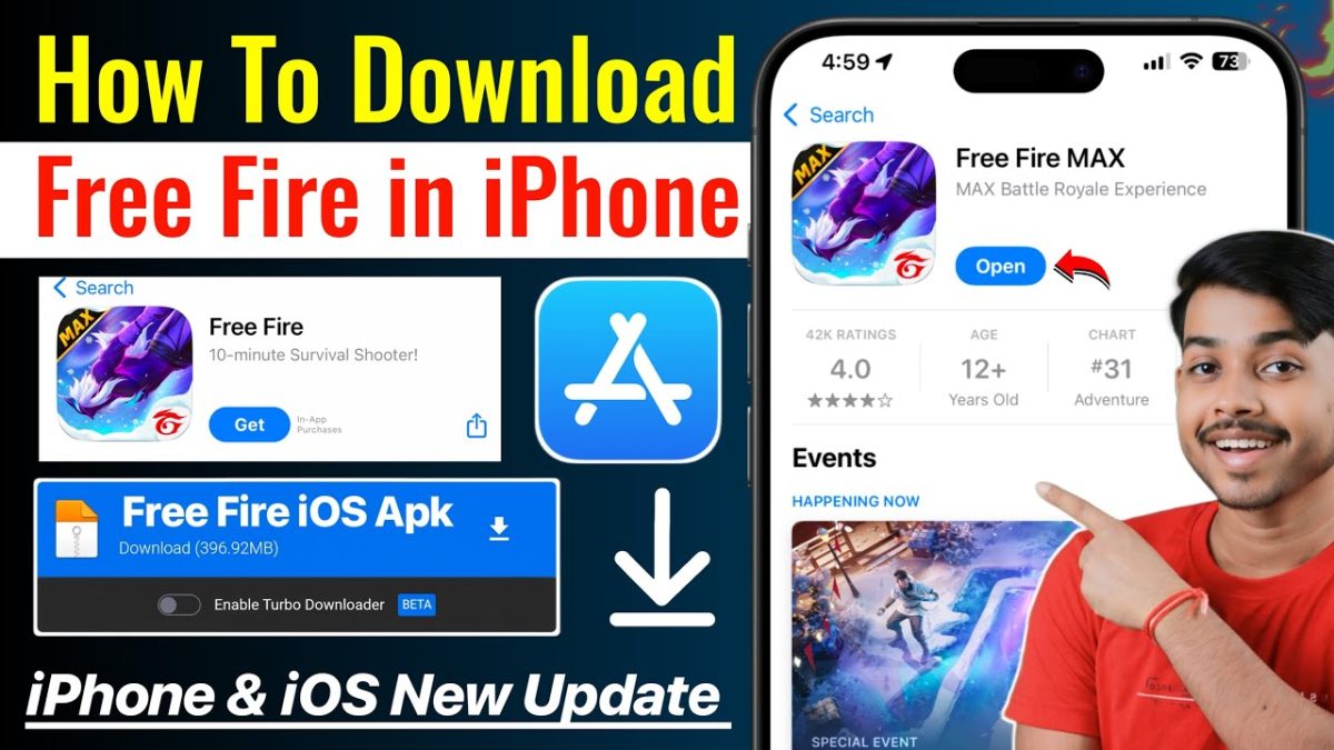 😍Free Fire iPhone Download 2025 | How To Download Free Fire in iPhone | Free Fire Install in iPhone