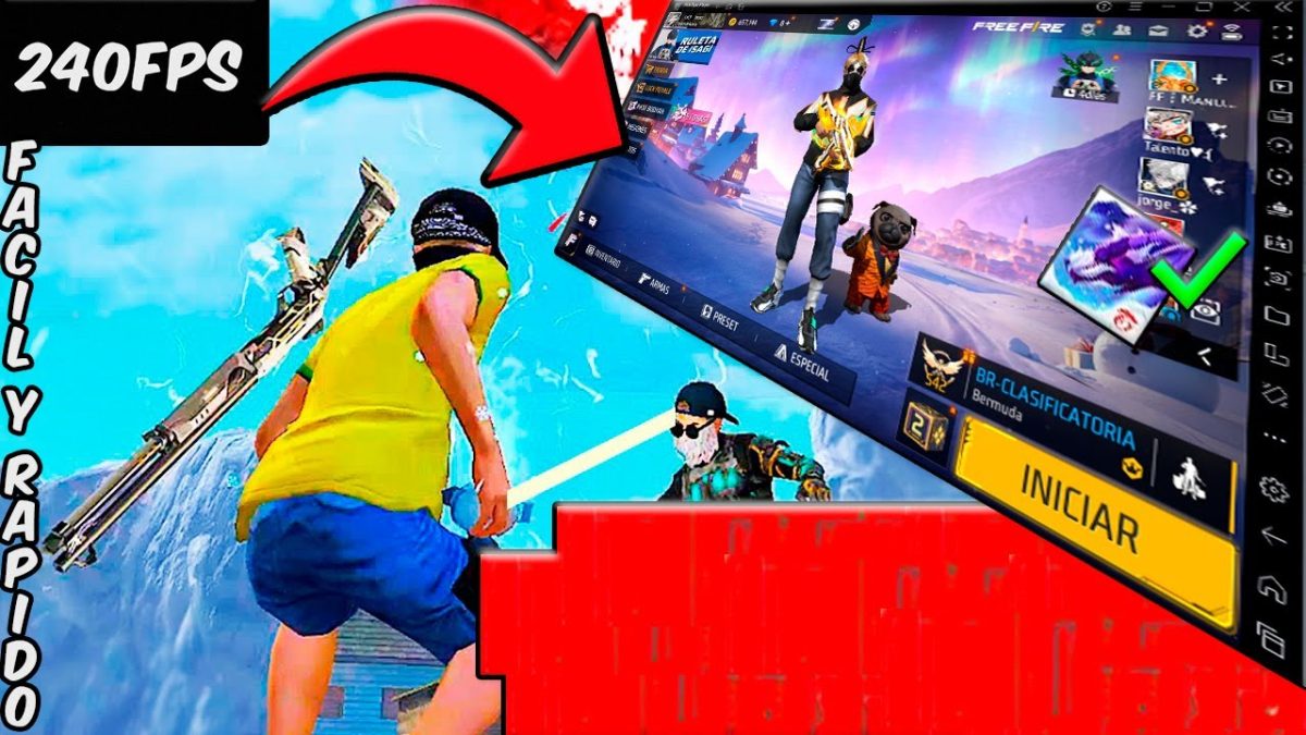 Free Fire x86 (+240FPS)🚀 ACTUALIZADO para PC✅