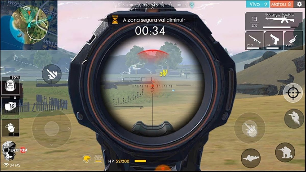 Garena Free Fire - Primeira vez jogando [Download ANDROID]