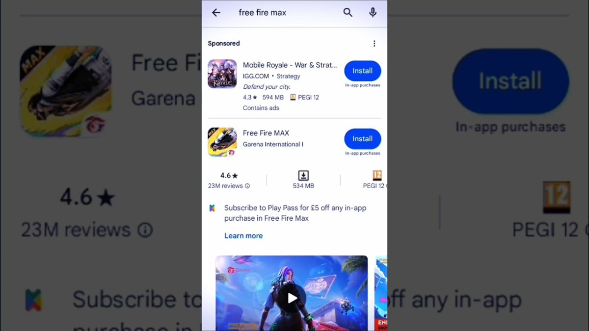 HOW TO DOWNLOAD FREE FIRE MAX 🤔?🤫 #freefire #max #download #shorts