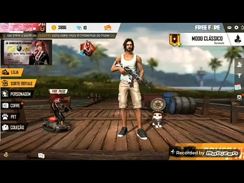 JOGANDO FREE FIRE DE 2019 EM 2023