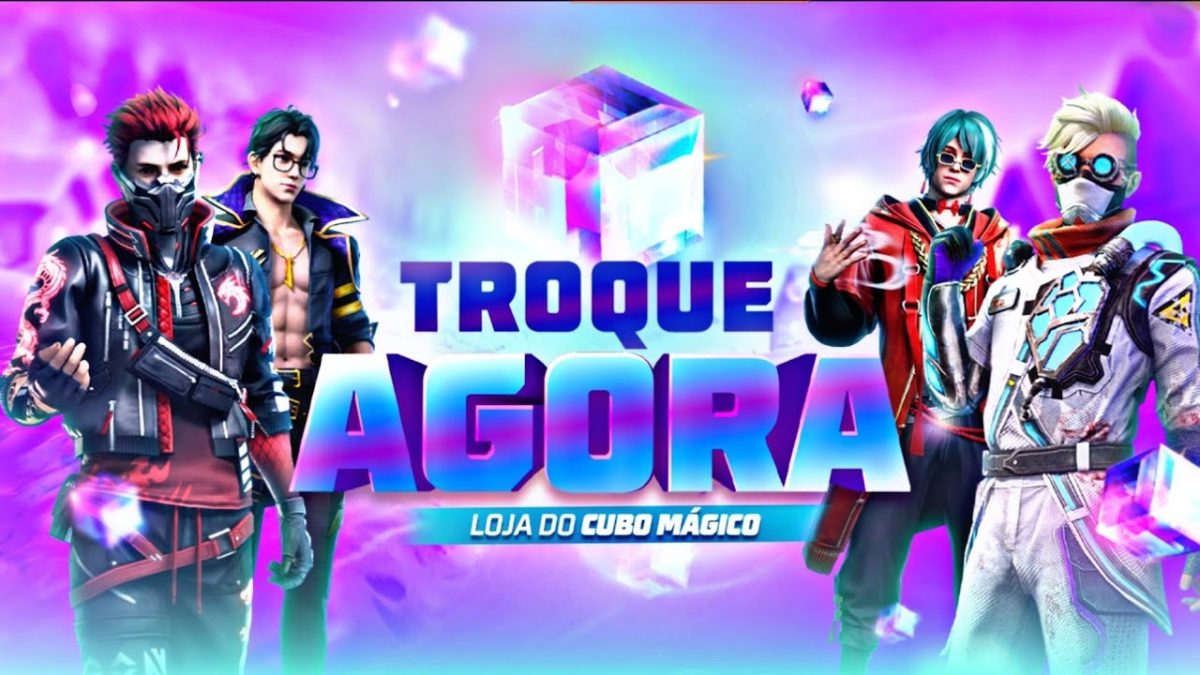 PEGANDO CUBO MÁGICO DE GRAÇA!!! FREE FIRE