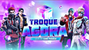 PEGANDO CUBO MÁGICO DE GRAÇA!!! FREE FIRE