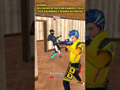 Quando seu  Squad se mata na ranked e fala "segura os pontos" - Animação de Free Fire