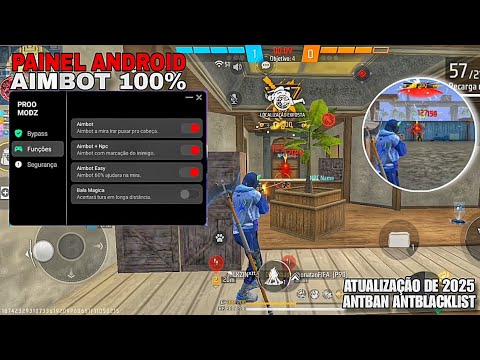SAIU!!😱👻 PAINEL SHIZUKU AIMBOT 100% HS + BALA MÁGICA + NPC NAME PARA FF NORMAL ANTBLACKLIST